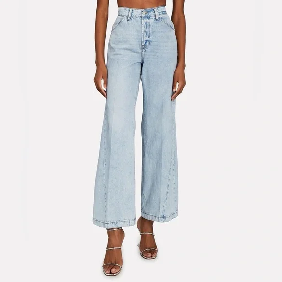 FRAME Le Baggy Palazzo Jeans sz 31 - Picture 2 of 8